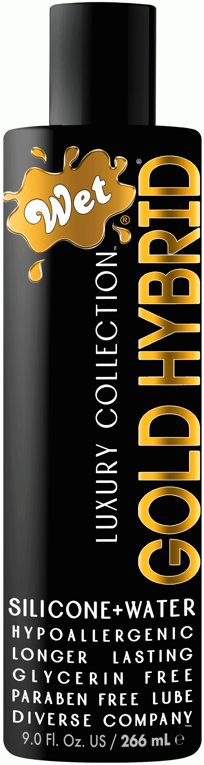 Ee6aXNxSEiCcpPApLTvYqqTYJh6UMk3J Wet Gold Hybrid Water Silicone Blend - 9 Fl. Oz. - Image 1