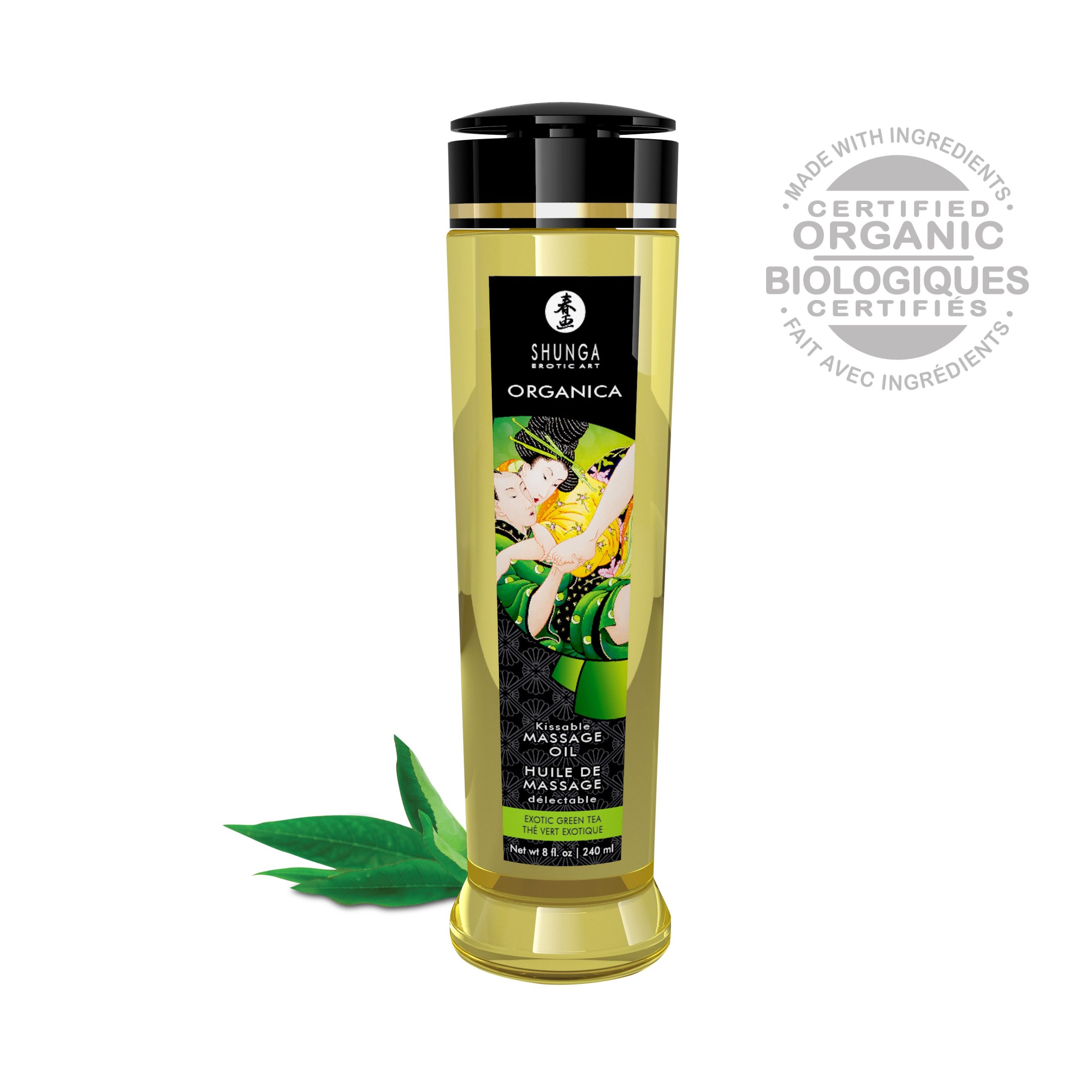 EfQqp3dYUjJeAzUfAJ1h6TJ3s5nSD2IL Organica Massage Oils - Green Tea - 8 Fl. Oz. - Image 1