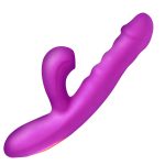 Thrust Wave Thrusting and Sucking Rabbit Vibrator - Purple - Image 6