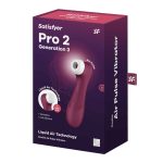 Satisfyer Pro 2 Generation 3 Liquid Air Technology - Red Wine - Image 2