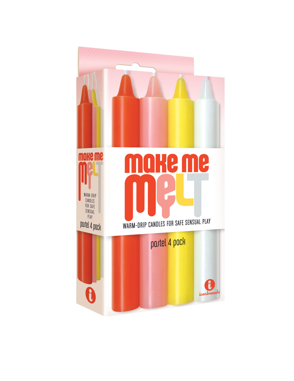 EnibmenelvkIB0AAPfcg46ThA1h3t6wz The 9's Make Me Melt Sensual Warm-Drip Candles 4 Pack - Pastel - Image 1