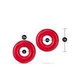 Stay Hard - Donut Rings Oversized - Red - Image 2