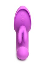 10x Come Hither Rocket Silicone Vibrator - Purple - Image 2