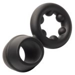Alpha Liquid Silicone Dual Support Magnum Ring - Black - Image 8