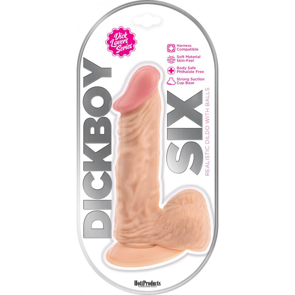 EzOJ2ih38e6e9jIcJ74JHeXVZ6elB2cQ Dick Boy 6 Inch Dildo - Flesh - Image 1