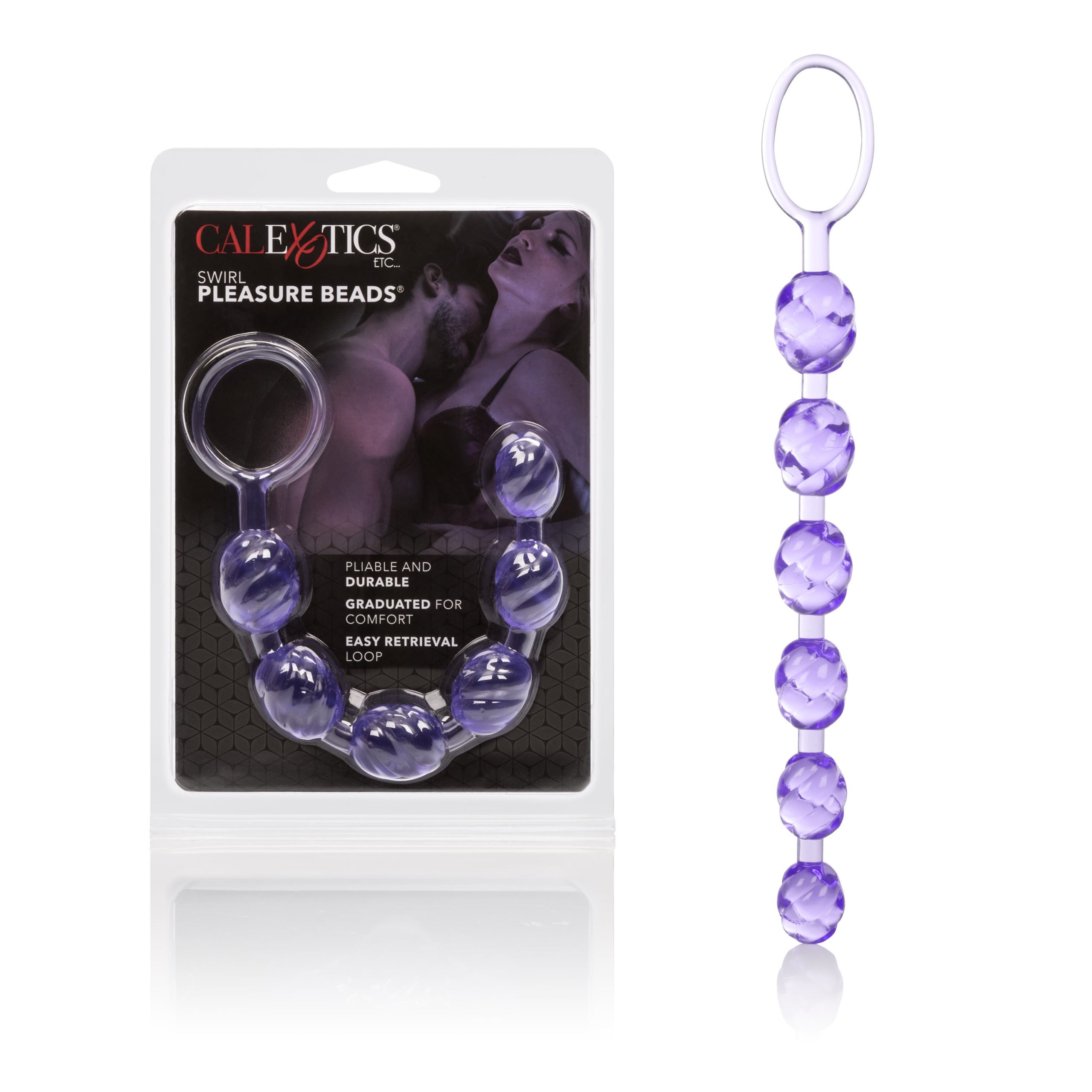 F0WqgzbT8YxHWE8zssSpc1ephJI6NP20 Swirl Pleasure Beads - Purple - Image 1