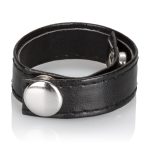 Leather Black 3-Snap Ring - Image 4