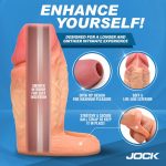 Jock Silicone Penis Extension Sleeve - Light - Image 2