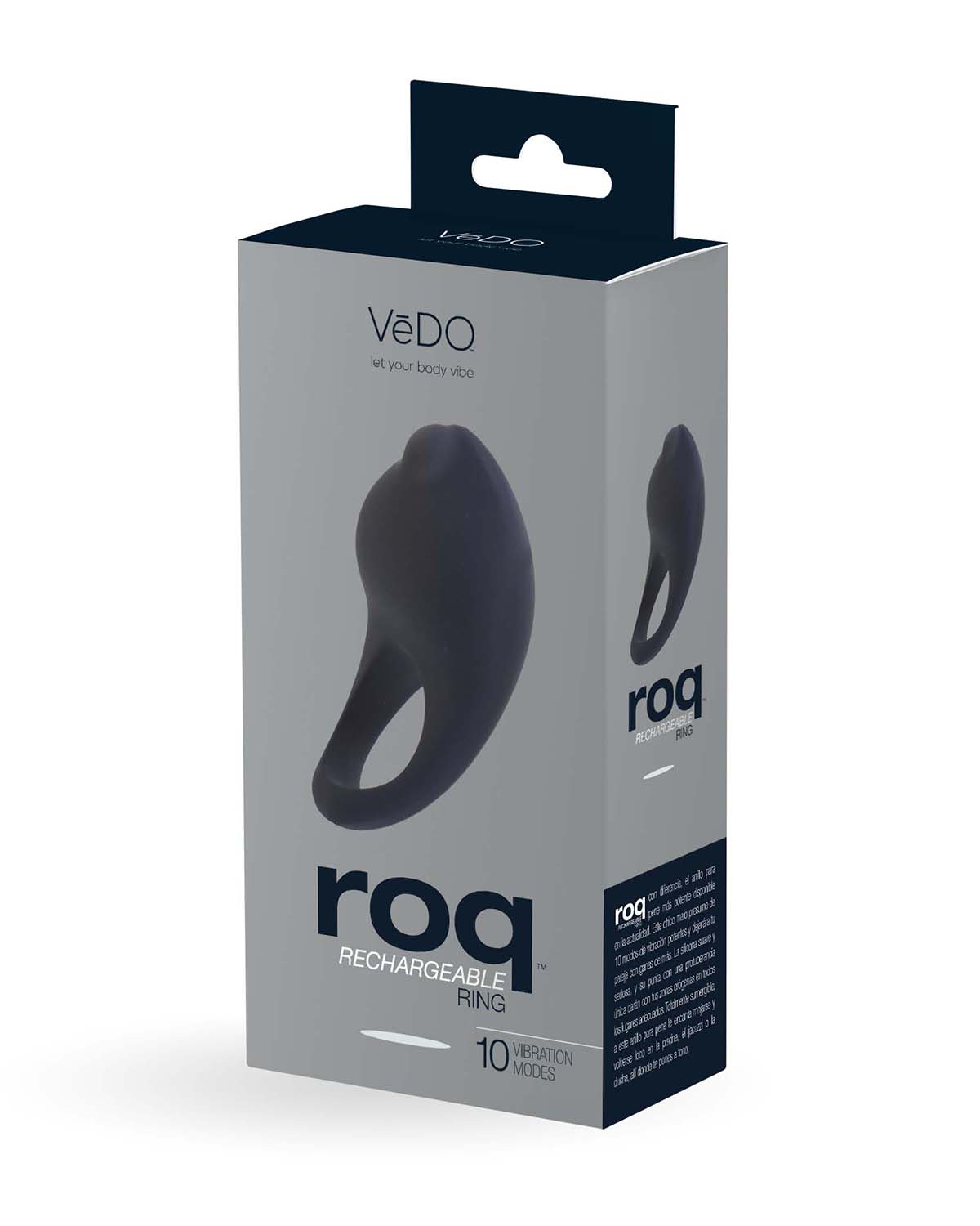 FCEMxWADhOVcBFkZRrQBezvTouF15iTp Roq Rechargeable Ring - Just Black - Image 1
