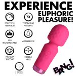 10x Mini Silicone Wand - Pink - Image 4