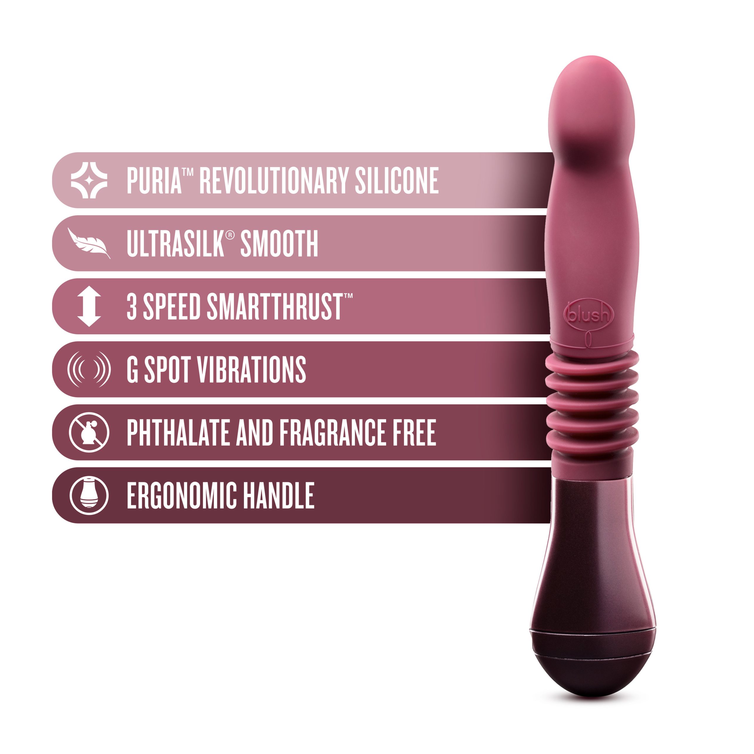 FELVBsGCRnTPz4B3AR8ABMcXpHTWdGXT Temptasia - Trixie - Thrusting Dildo - Wine - Image 1