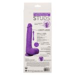 Rechargeable Gyrating and Thrusting Silicone Studs - Purple - Image 2