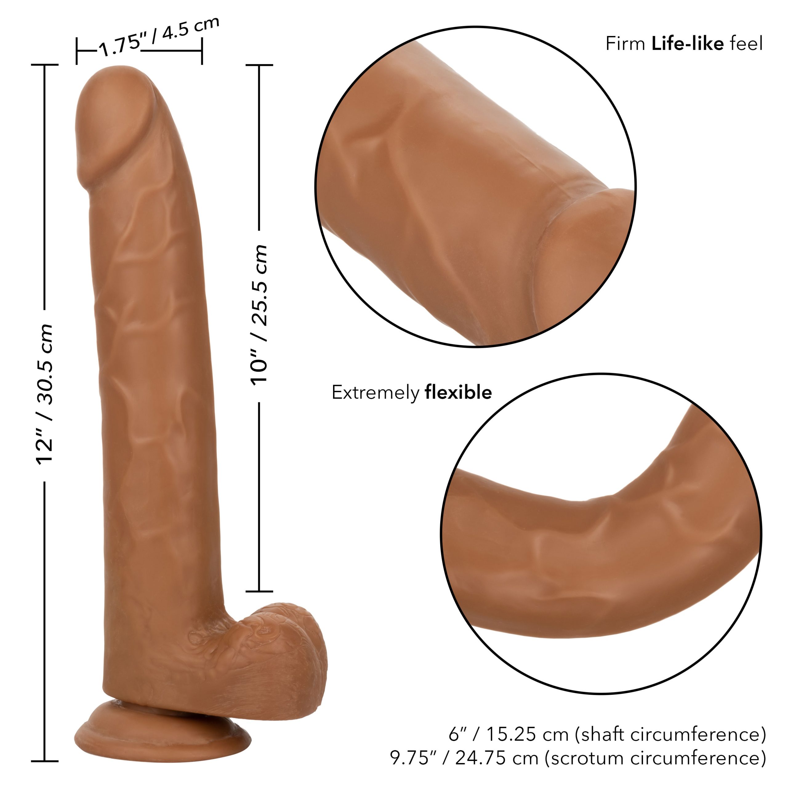 FGF7XHt5ek1RNZsJz8xL51HQKZ6kGQhg Size Queen 10 inch/25.5 Cm - Brown - Image 1