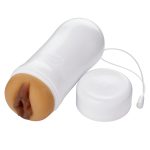 Pleasure Pussy Pocket Stroker Water Activated - Tan - Image 2