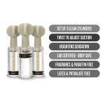 Temptasia - Clit and Nipple Twist Suckers - Set of 3 - Clear - Image 3