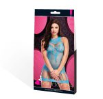 Raceback Mini Dress - One Size - Blue - Image 2
