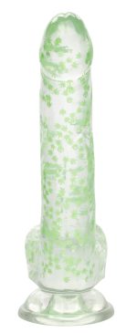 Naughty Bits I Leaf Dick Glow-in-the-Dark Weed Leaf Dildo - Glow in the Dark - Image 9