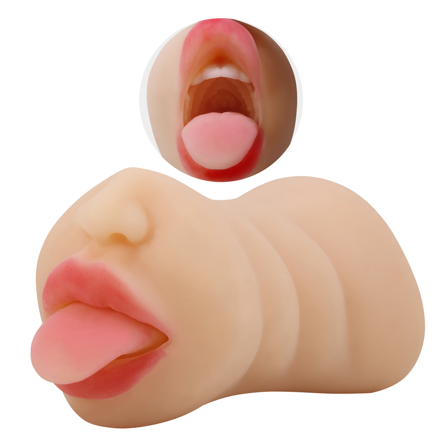FzjyALFlnxIEdv73dp6TlQlSFusRfv73 Sarah Mouth Masturbator Sleeve - Light - Image 1