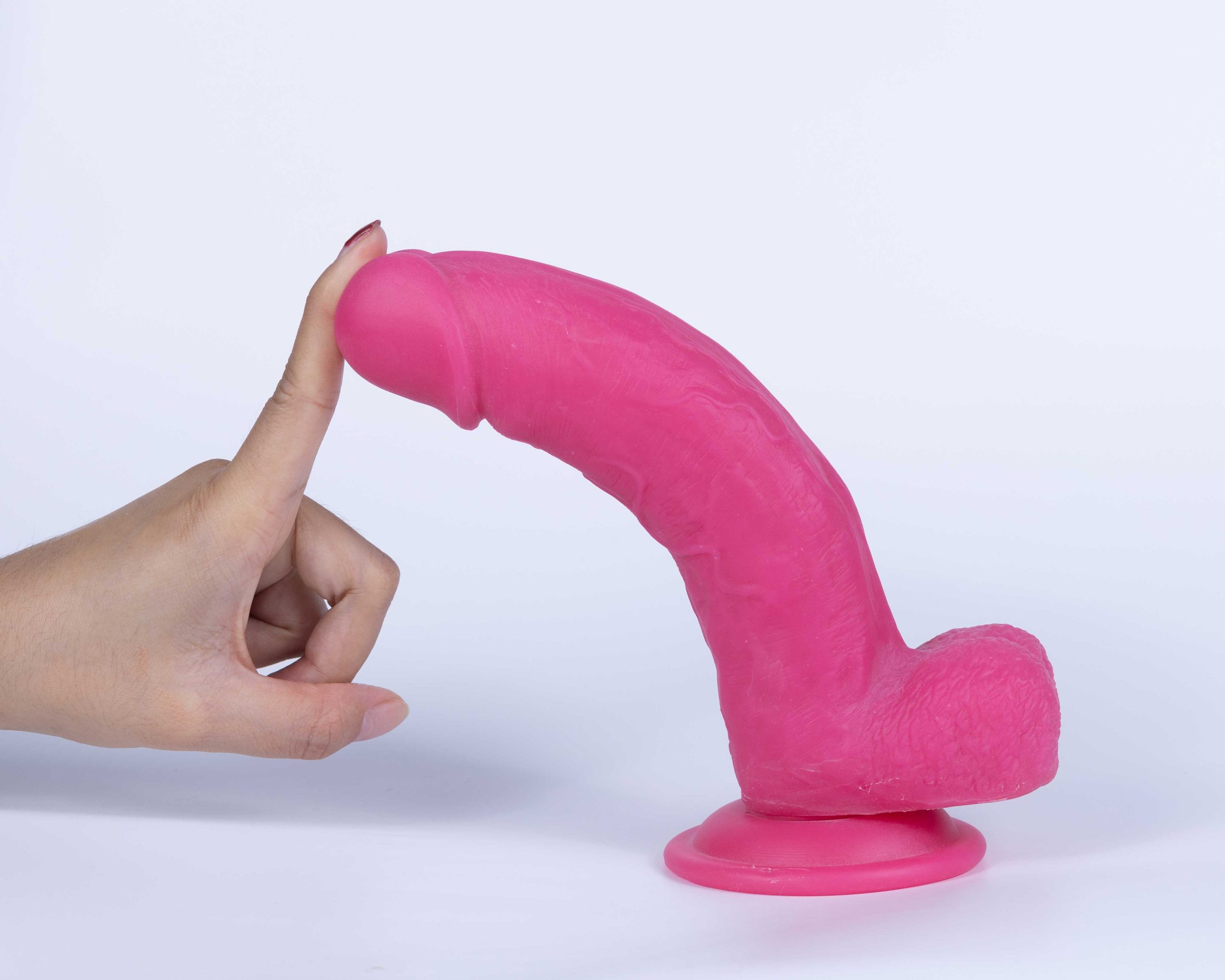 G7xeQuhjUkxZjVCPYPdtfxO7MsCk1rrT Get Lucky Real Skin Mr. Pink 7.5" Dual Layer Dildo - Image 1