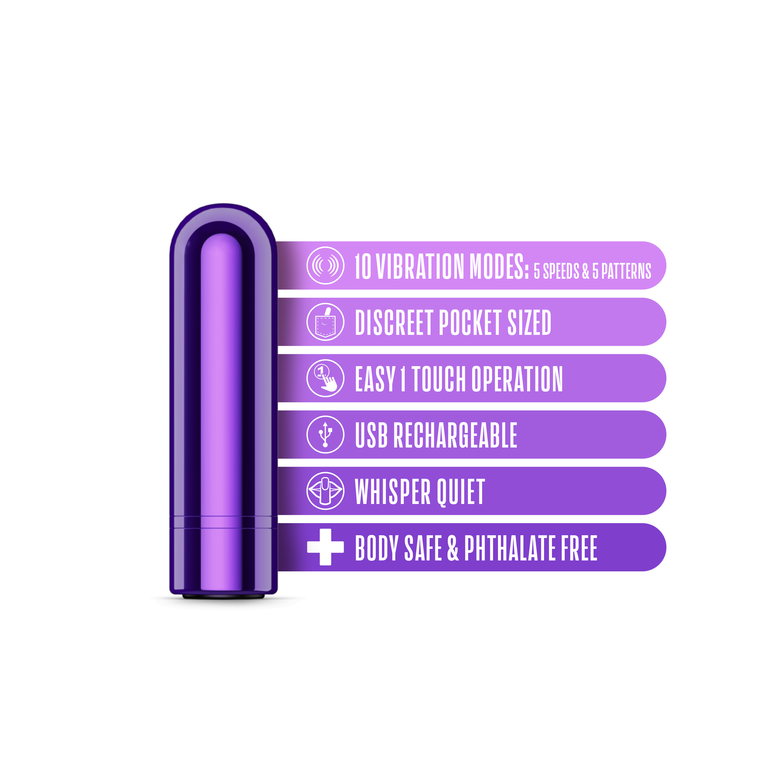 G9B1NKdwFkjqG08IHSlDJRAzgeEFuao0 Kool Vibes - Rechargeable Mini Bullet - Grape - Image 1