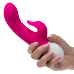 Basic Essentials Rechargeable Dual Pleaser - Pink - Image 3