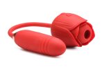 Bloomgasm Romping Rose Suction and Thrusting Vibrator - Red - Image 8