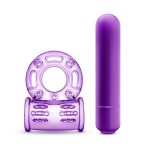 Play With Me - Couples Play - Vibrating Cock Ring - Purple - Image 2