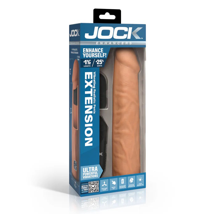 GfwPaVOx Jock Vibrating Penis Extension with Remote - Medium - Image 1