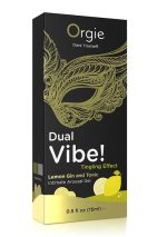 Dual Vibe Gin and Tonic Lemon Kissable Liquid Vibrator 15ml
