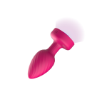 Twila Twirling Purple Gem Light Up Vibrating Plug With Pnk Heart Remote - Image 7