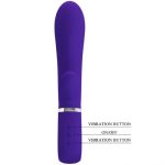 Thomas Super Soft Silicone Rabbit Vibrator - Purple - Image 5