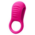 Basic Essentials Rechargeable Ridge Rider Ring - Pink - Image 2