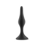 Anal Adventures Platinum - Silicone Beginner Plug - Small - Black - Image 4