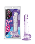 Naturally Yours - 7 Inch Crystalline Dildo - Amethhyst - Image 5