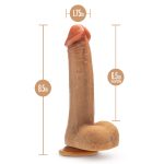 Dr. Skin Silicone - Dr. Phillips - 8.5 Inch Thrusting Dildo - Tan - Image 4