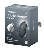 Satisfyer Tap and Climax 1 Vibrator - Grey - Image 2