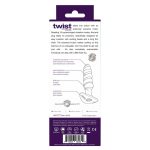 Twist Rechargeable Anal Vibe - Deep Purple - Image 4