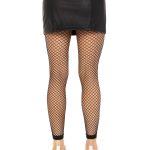 Industrial Net Footless Tights - One Size - Black