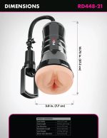 Pdx Extreme Wet Pussies Super Sucker XXL Stroker - Light - Image 3