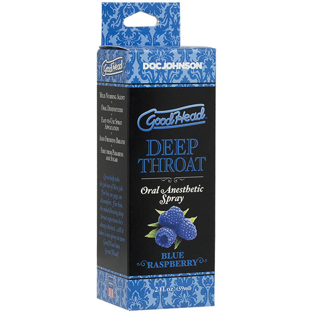 HHk1hVtDBi8CWEiedTYepoE3nX7oilxb Goodhead - Deep Throat Spray - Blue Raspberry - Image 1