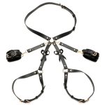 Bondage Harness With Bows - Medium/large - Black - Image 3