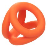 Alpha Liquid Silicone Tri-Ring - Orange Orange - Image 7