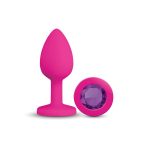 Gemma Purple Gem Pink Silicone Plug - Small - Image 8