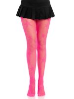 Star Net Tights - Os - Neon Pink - Image 2