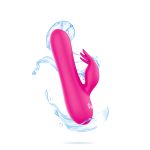 Freyja Mini Triple Ticklers Rabbit Vibe - Hot Pink - Image 4