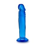 B Yours - Sweet n' Small 6 Inch Dildo With Suction Cup - Blue - Image 3