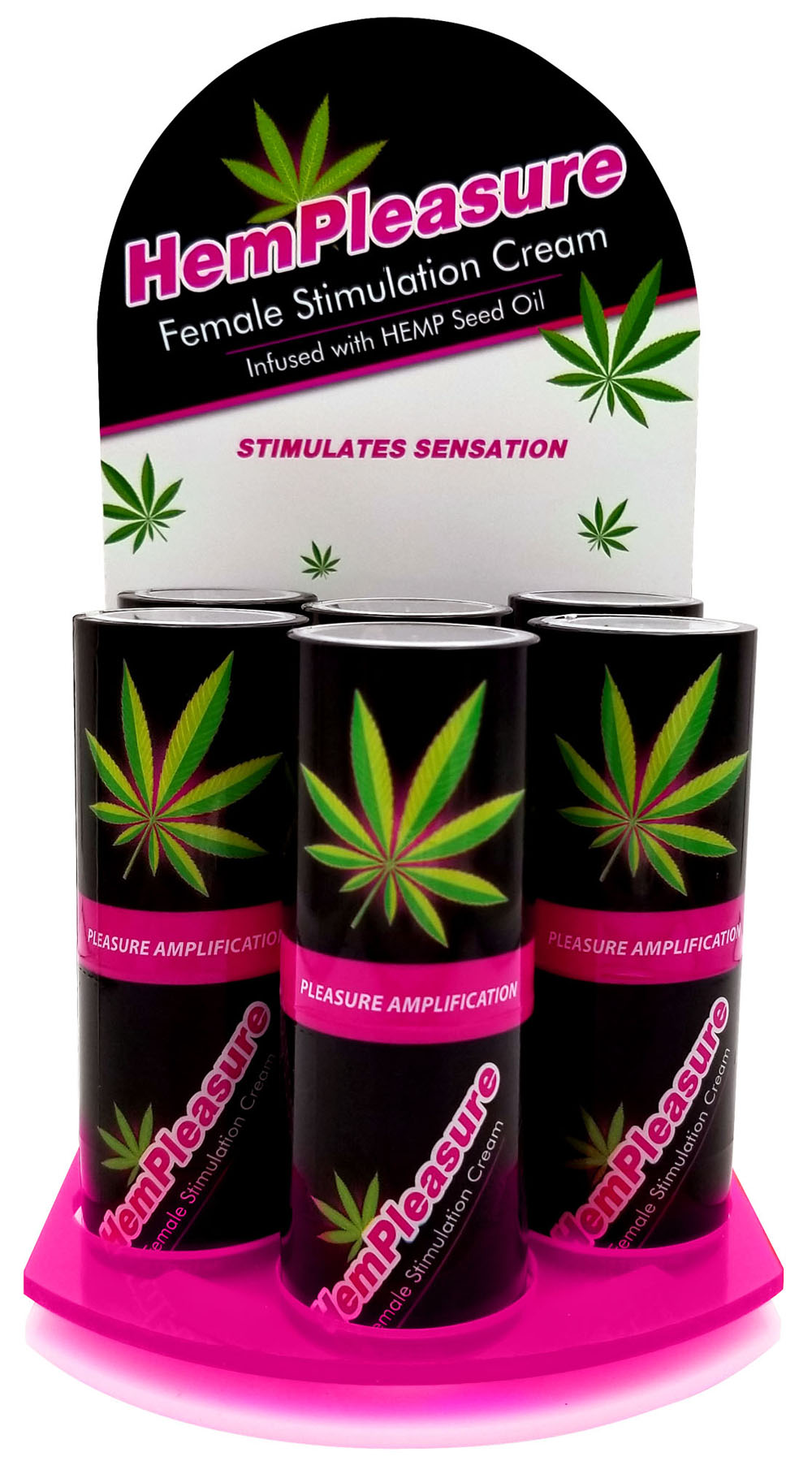 HpOv2lcrmkJGFKXS7LMItvI2uFdIKkgT Hempleasure Female Stimulation Cream .5 Oz 6 Bottle Display - Image 1