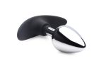 Dark Invader Metal and Silicone Anal Plug - Medium - - Image 2