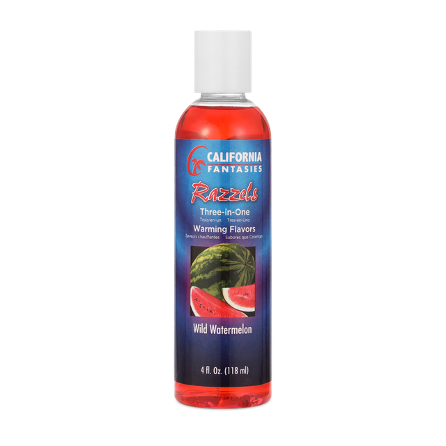 IA50HQgu Razzels Warming Lubricant - Wild Watermelon - 4 Oz. Bottle - Image 1