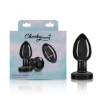 Vibrating Gunmetal Metal Remote Plug - Medium - Image 3